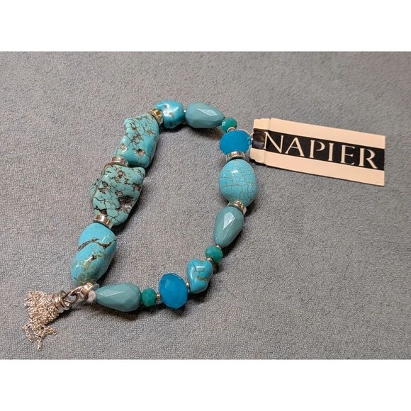 Napier Jewelry - Napier Turquoise Beaded Bracelet New